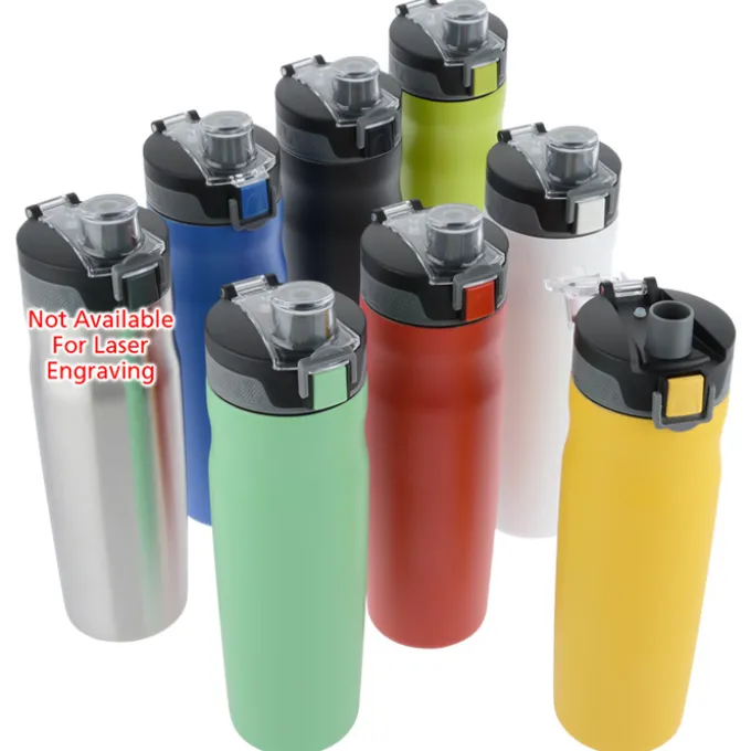 h2go Jolt Vacuum Bottle - 21 oz. - Laser Engraved