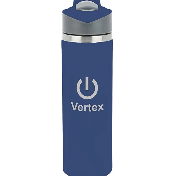 h2go Pilot Vacuum Bottle - 21 oz. - Laser Engraved