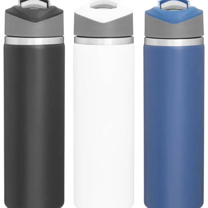 h2go Pilot Vacuum Bottle - 21 oz. - Laser Engraved