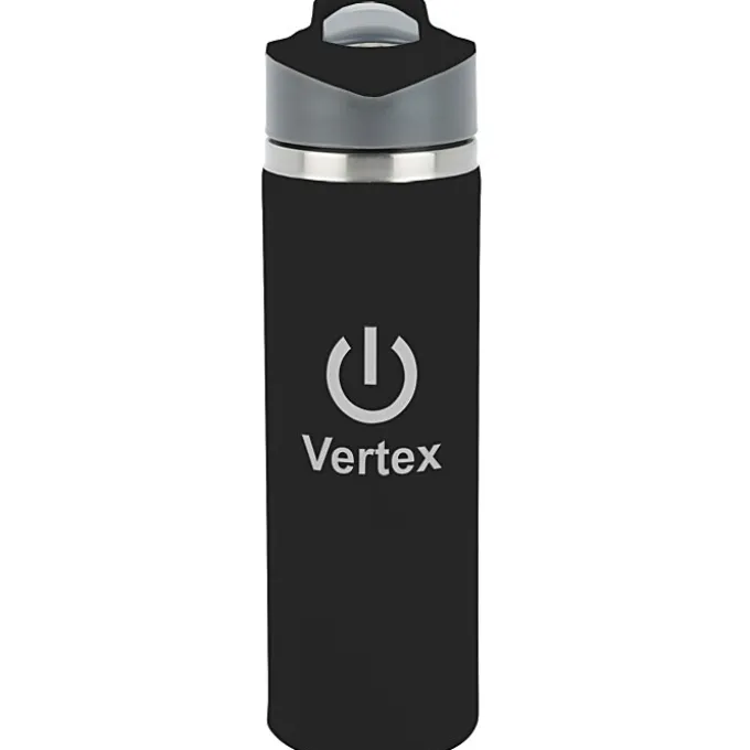 h2go Pilot Vacuum Bottle - 21 oz. - Laser Engraved