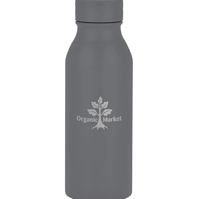 h2go Slant Stainless Bottle - 25 oz - Laser Engraved