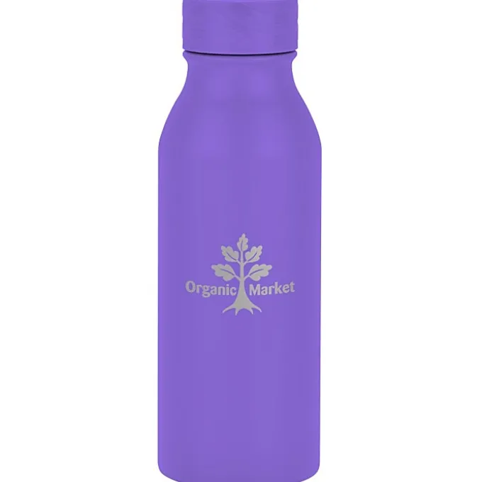 h2go Slant Stainless Bottle - 25 oz - Laser Engraved