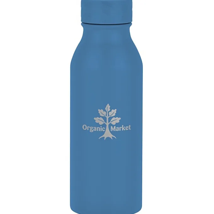 h2go Slant Stainless Bottle - 25 oz - Laser Engraved