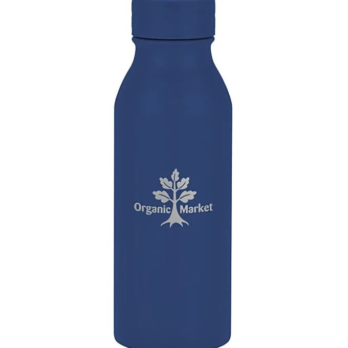 h2go Slant Stainless Bottle - 25 oz - Laser Engraved