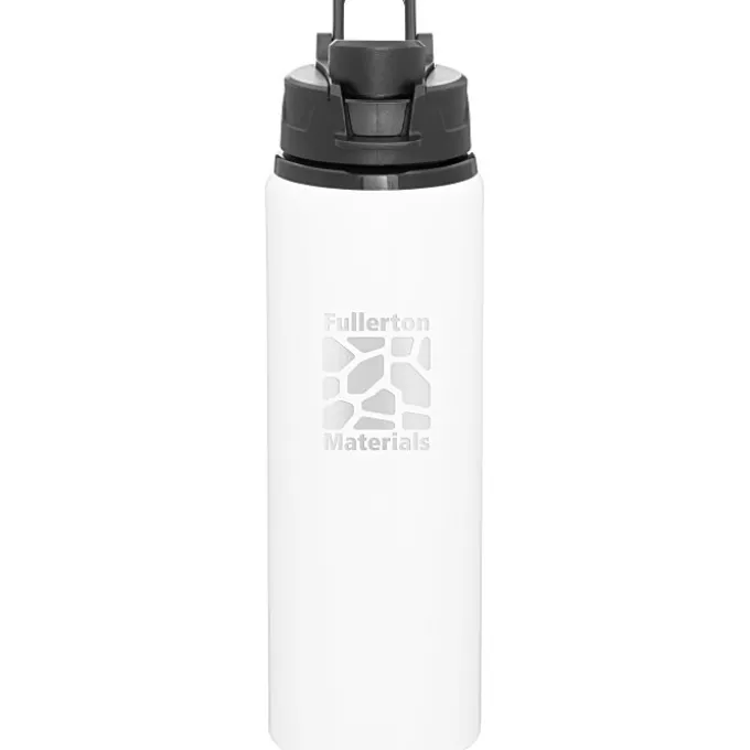 h2go Surge Aluminum Bottle - 28 oz. - Laser Engraved