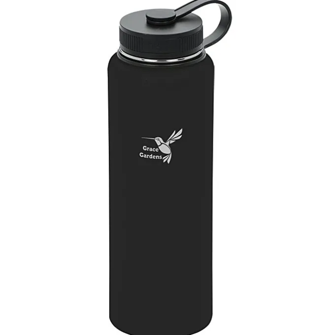 h2go Venture Vacuum Bottle - 40 oz. - Laser Engraved