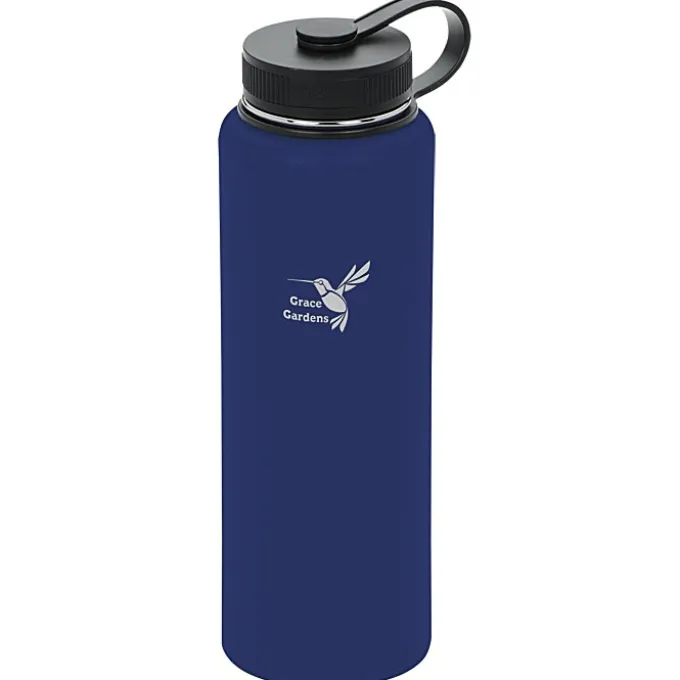 h2go Venture Vacuum Bottle - 40 oz. - Laser Engraved