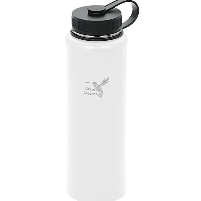h2go Venture Vacuum Bottle - 40 oz. - Laser Engraved