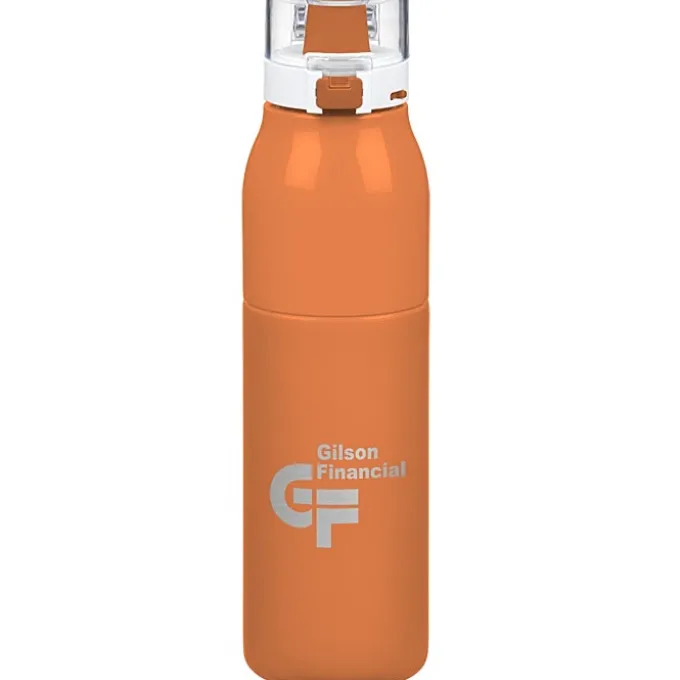 h2go Vigor Stainless Bottle - 25 oz - Laser Engraved