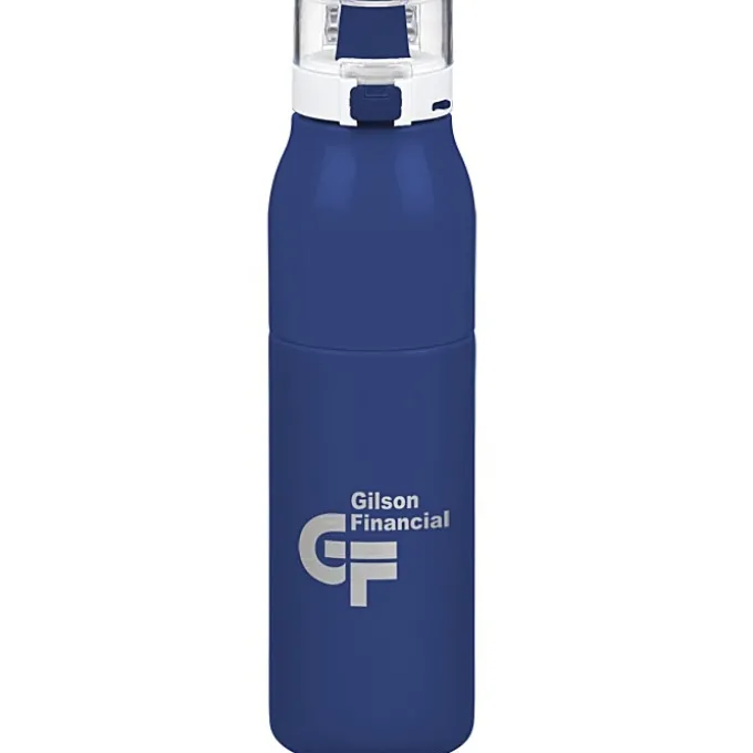 h2go Vigor Stainless Bottle - 25 oz - Laser Engraved