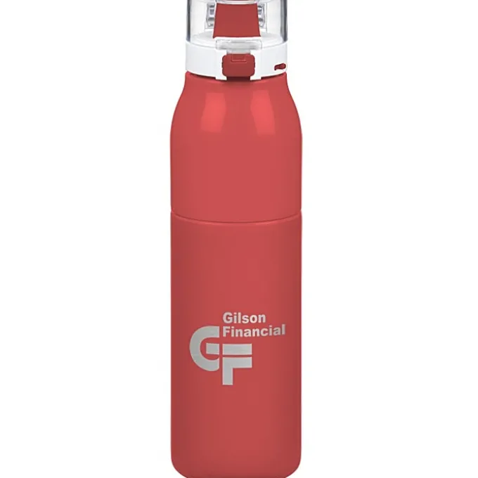 h2go Vigor Stainless Bottle - 25 oz - Laser Engraved