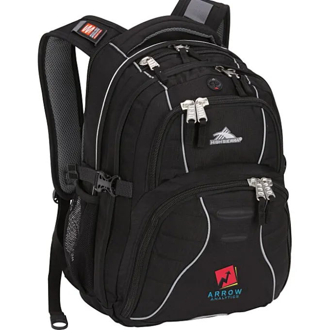 High Sierra Swerve 17-inch Laptop Backpack - Embroidered