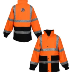 High Visibility Safety Waterproof Parka