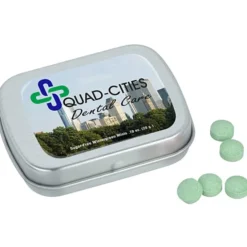 Hinged Mint Tin with Full Color Dome - Small