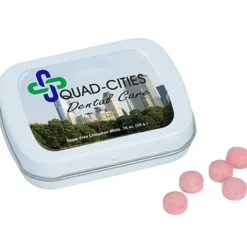 Hinged Mint Tin with Full Color Dome - Small