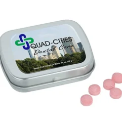 Hinged Mint Tin with Full Color Dome - Small