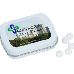 Hinged Mint Tin with Full Color Dome - Small - 24 hr