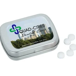 Hinged Mint Tin with Full Color Dome - Small - 24 hr
