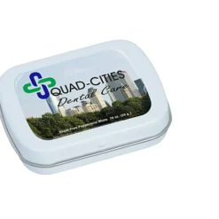 Hinged Mint Tin with Full Color Dome - Small - 24 hr