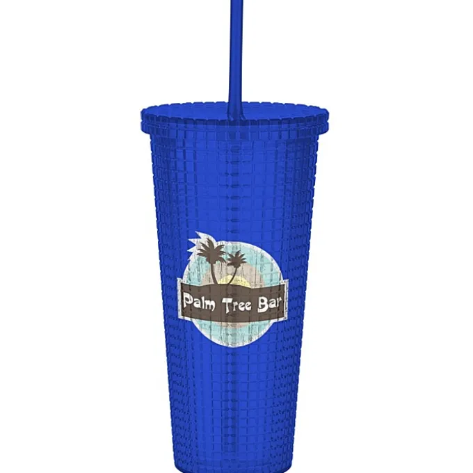 Hip to be Square Tumbler with Straw - 20 oz