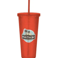 Hip to be Square Tumbler with Straw - 20 oz