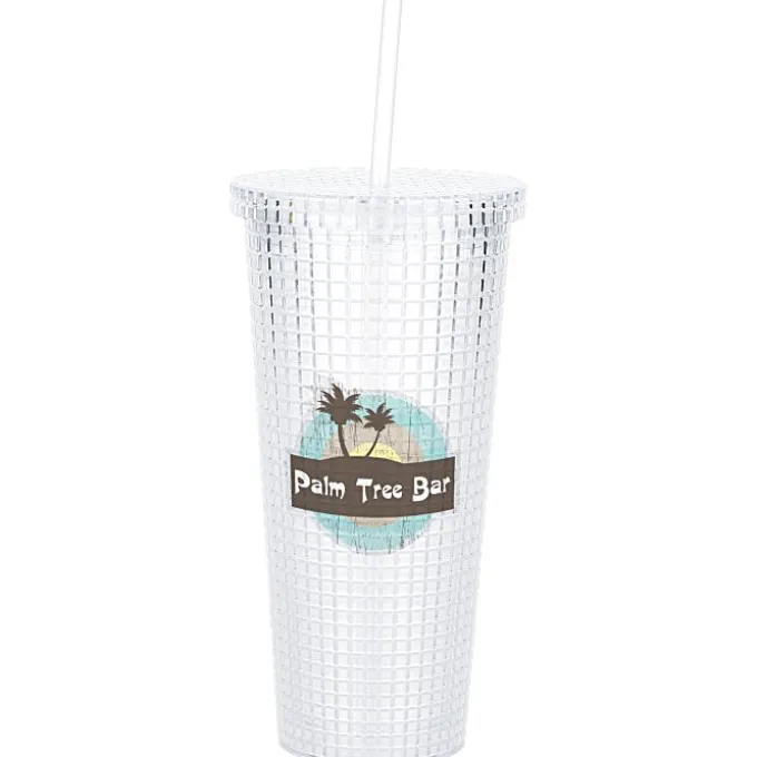 Hip to be Square Tumbler with Straw - 20 oz