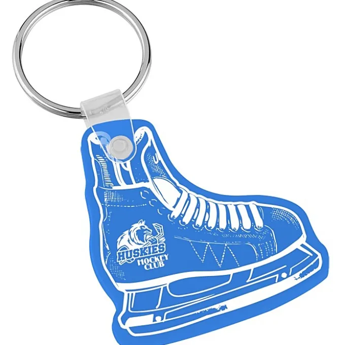 Hockey Skate Soft Keychain - Translucent