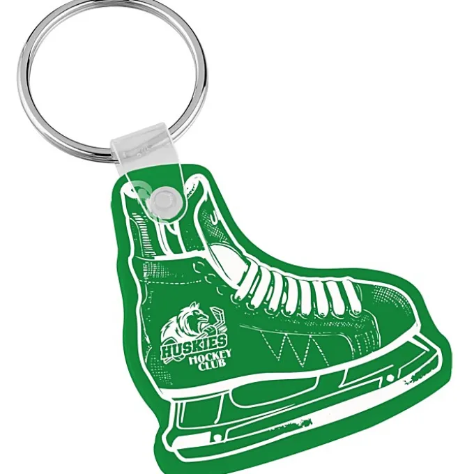 Hockey Skate Soft Keychain - Translucent