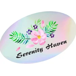 Holographic Sticker - Oval - 4 inches x 6 inches