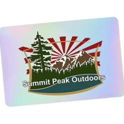 Holographic Sticker - Rectangle - 2 inches x 3 inches