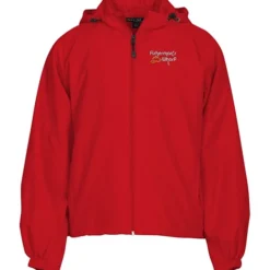 Hooded Raglan Athletic Jacket