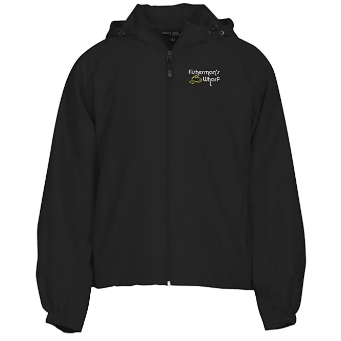 Hooded Raglan Athletic Jacket - 24 hr