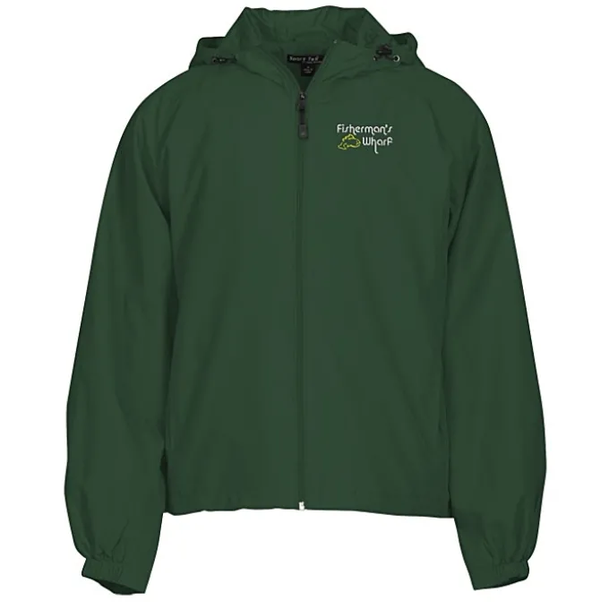 Hooded Raglan Athletic Jacket - 24 hr