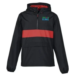 Hooded 1/2-Zip Anorak Pullover