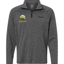 Huk Airweight Heather 1/4-Zip Pullover