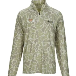 Huk Airweight Printed 1/4-Zip Pullover
