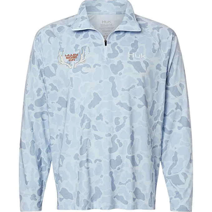 Huk Airweight Printed 1/4-Zip Pullover