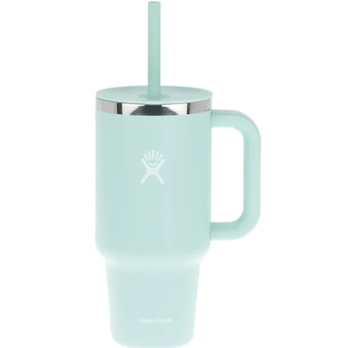 Hydro Flask All Around Travel Tumbler with Straw - 32 oz - Laser Engraved