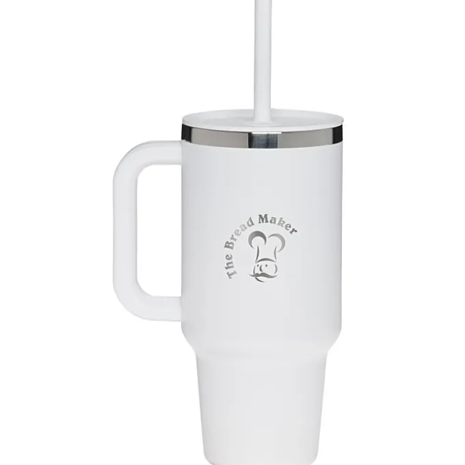 Hydro Flask All Around Travel Tumbler with Straw - 32 oz - Laser Engraved