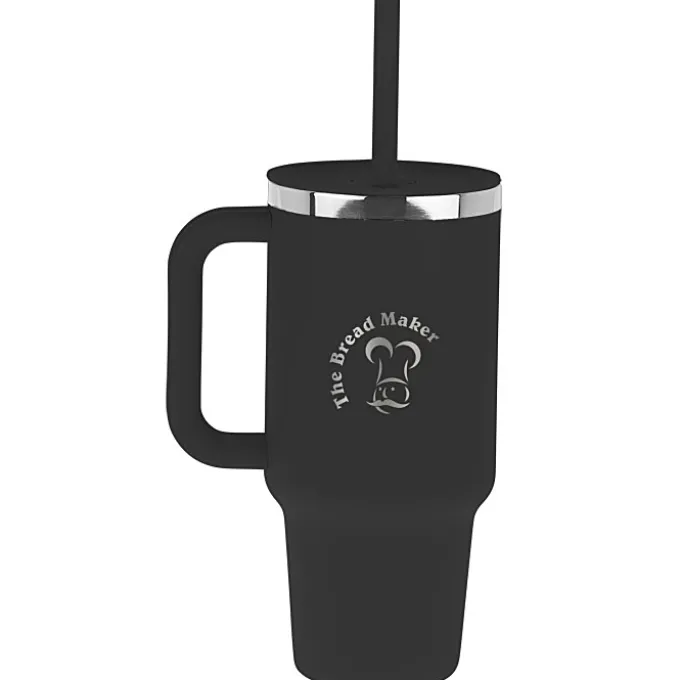 Hydro Flask All Around Travel Tumbler with Straw - 32 oz - Laser Engraved