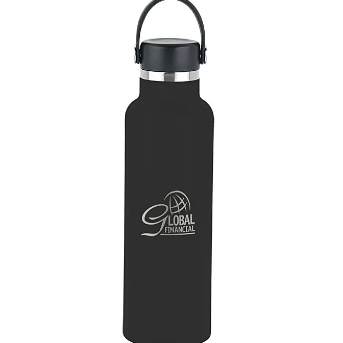 Hydro Flask Standard Mouth with Flex Cap - 21 oz - Laser Engraved