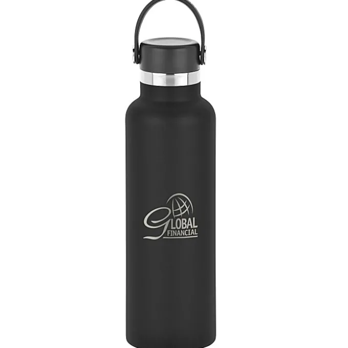 Hydro Flask Standard Mouth with Flex Cap - 21 oz - Laser Engraved