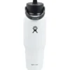 Hydro Flask Wide Mouth Travel Bottle with Flex Straw Cap - 32 oz - Laser Engraved
