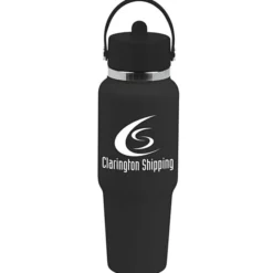 Hydro Flask Wide Mouth Travel Bottle with Flex Straw Cap - 32 oz