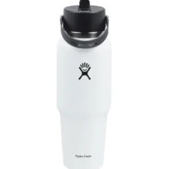 Hydro Flask Wide Mouth Travel Bottle with Flex Straw Cap - 32 oz - 24 hr