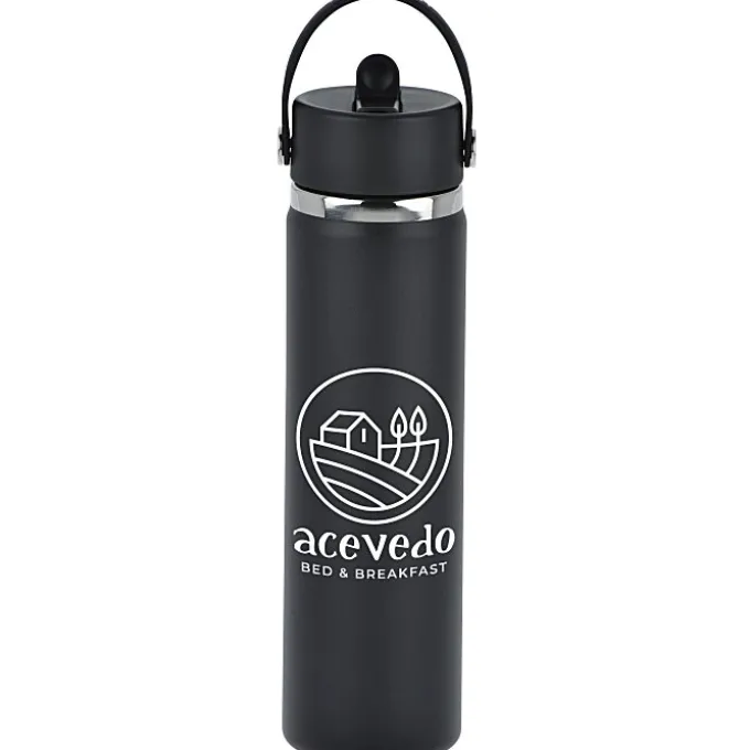 Hydro Flask Wide Mouth with Flex Straw Cap - 24 oz
