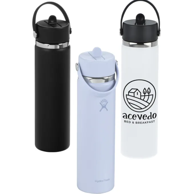 Hydro Flask Wide Mouth with Flex Straw Cap - 24 oz