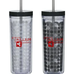 Ice Chameleon Tumbler with Straw - 16 oz - 24 hr