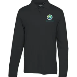 Ice Performance Pique Long Sleeve Polo - Men's - Embroidered