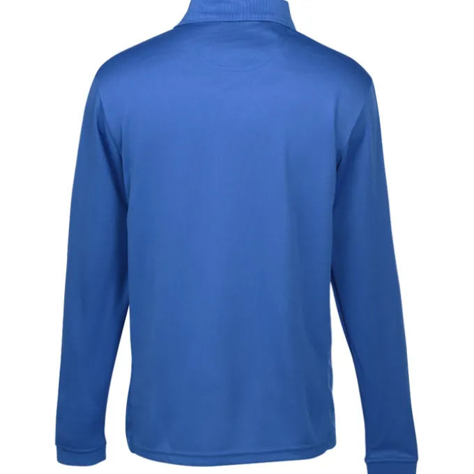 Ice Performance Pique Long Sleeve Polo - Men's - Embroidered